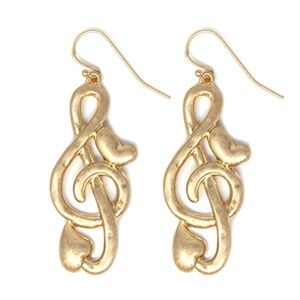 Musical Note Earrings